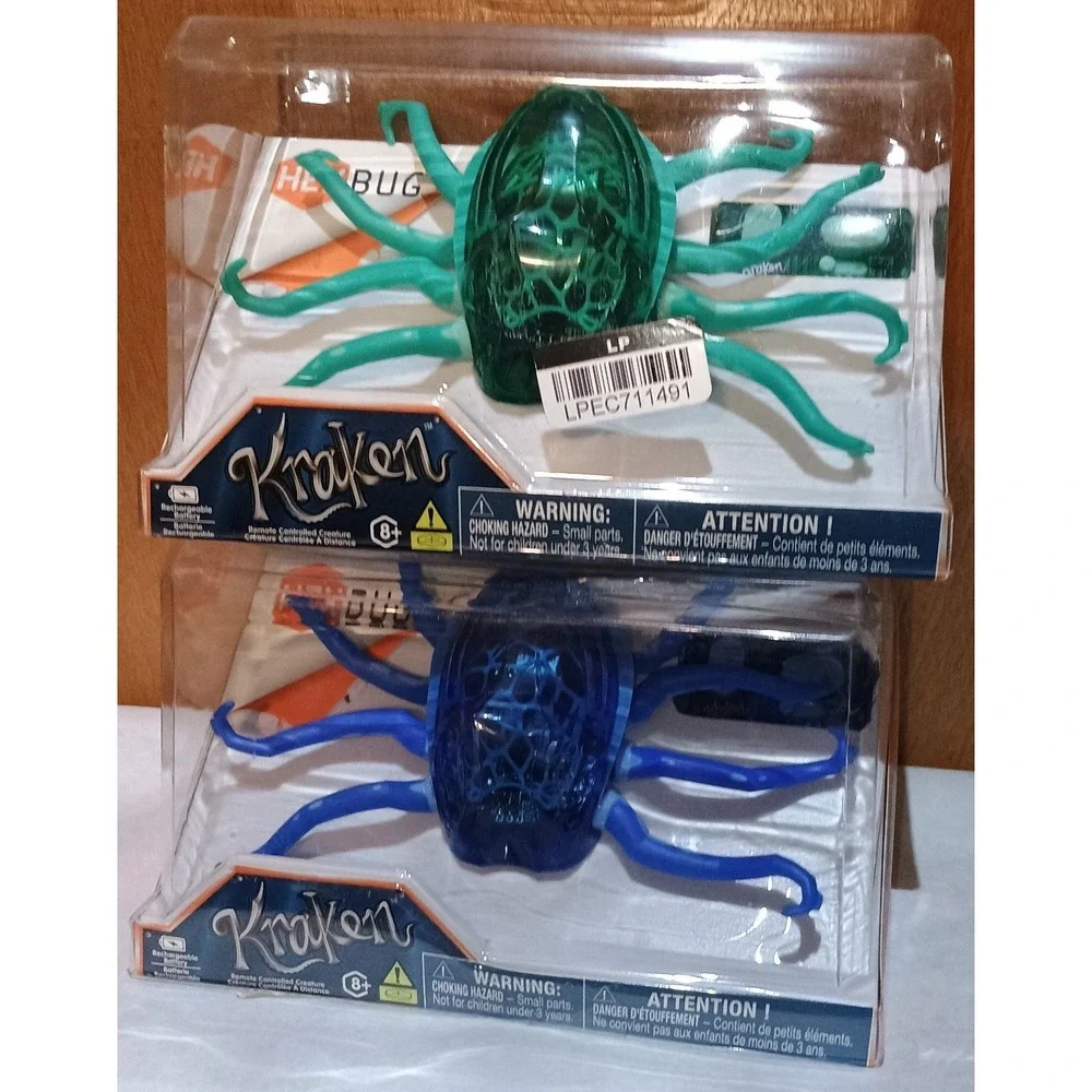 -Pair- *HEXBUG Kraken remote-controlled robotic creatures